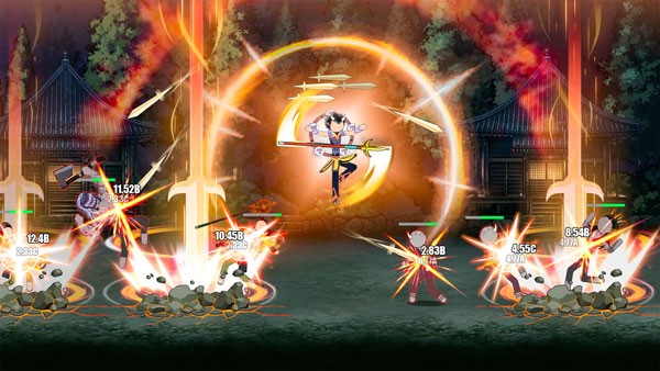 Lối chơi tự động tiêu diệt kẻ địch để nhận thưởng