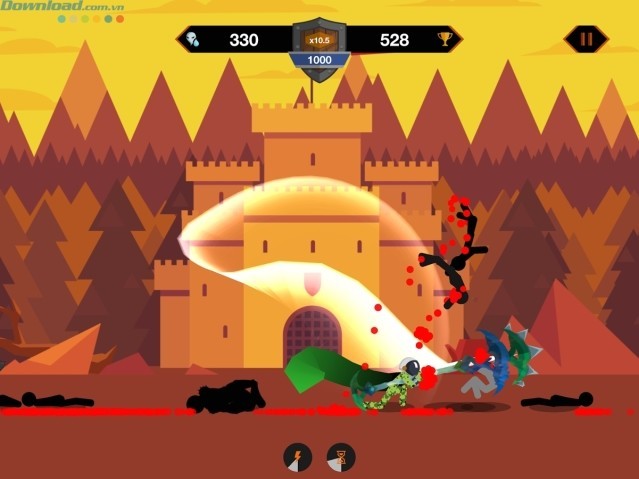 Giúp người que của bạn tiêu diệt hết kẻ thù