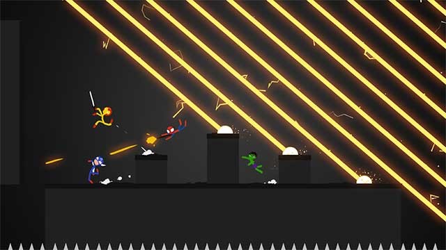 Stick Fight for Android cung cấp vô số vật phẩm khác nhau để tùy chỉnh cho nhân vật
