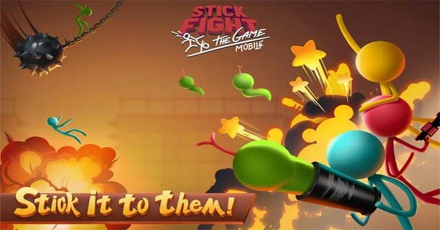 Tham gia các cuộc chiến người que vui nhộn trong game Stick Fight: The Game Mobile cho Android