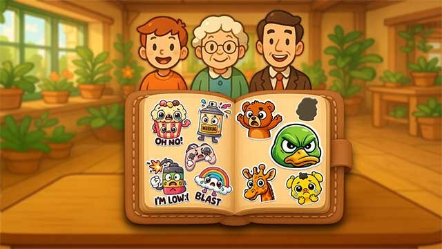 Sticker Business là game mô phỏng cửa hàng sticker dễ thương