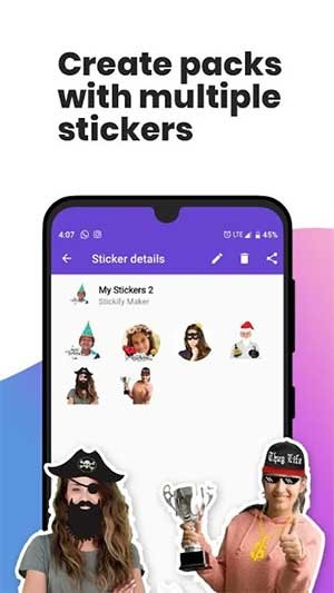 Rất nhiều sticker hài hước