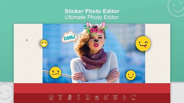 Trang trí ảnh bằng nhãn dán ngộ nghĩnh đáng yêu