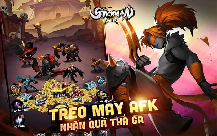 Game chiến thuật Stickman AFK