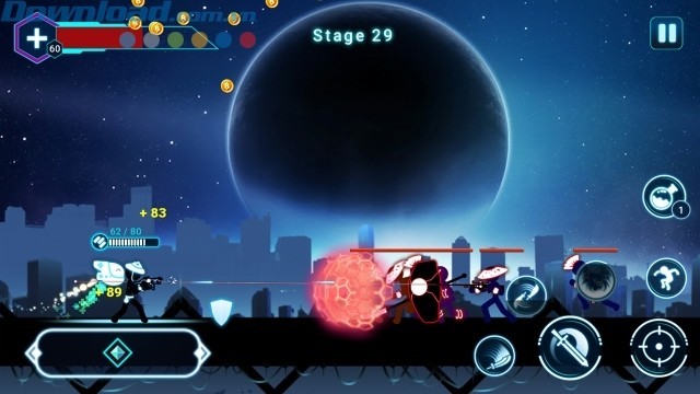 Phong cách chiến đấu giống Star Wars