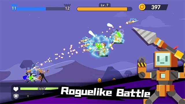 Stickman Master: Archer Legends là game hành động đối kháng theo phong cách roguelike