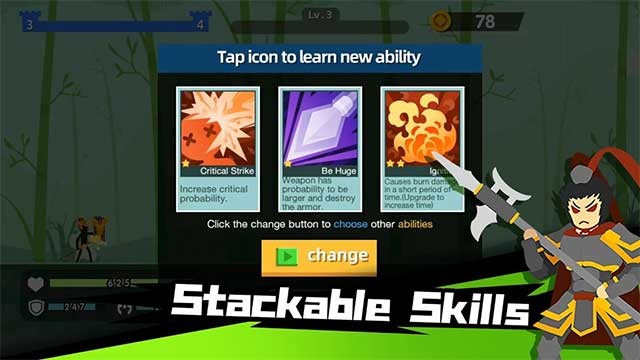 Bắt đầu hành trình trở thành một huyền thoại trong game Stickman Master: Archer Legends