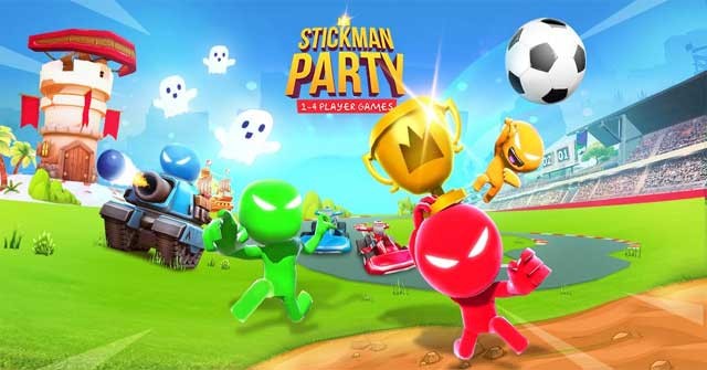 Tận hưởng những giây phút giải trí thú vị cùng bạn bè với Stickman Party cho Android