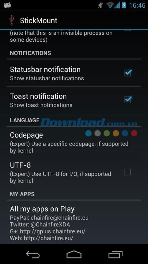 StickMount for Android