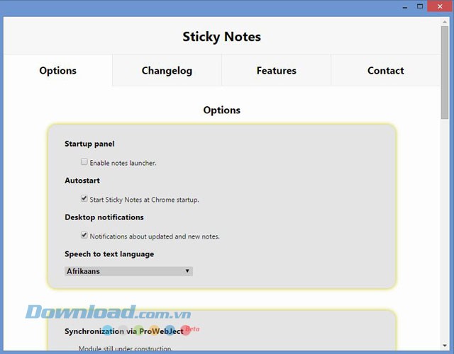 Một số lựa chọn cài đặt khác