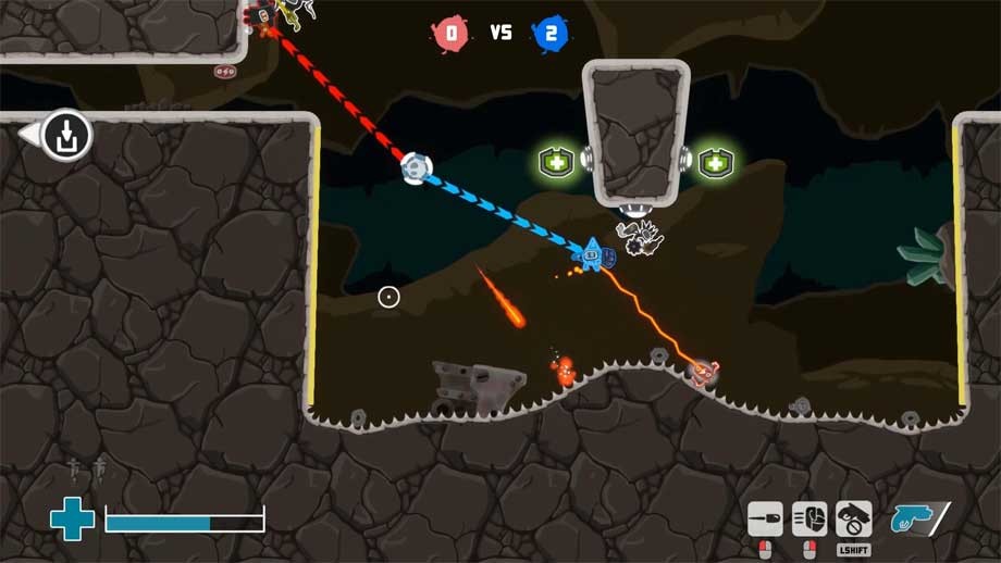 StickyBots có nhiều cấp độ chơi