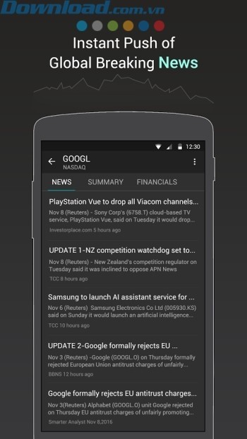Đọc các tin tức về thị trường tài chính nóng hổi
