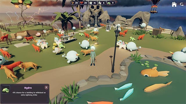 Chiêu mộ pet và cùng nhau phát triển thành phố mới trong Storm Bridge