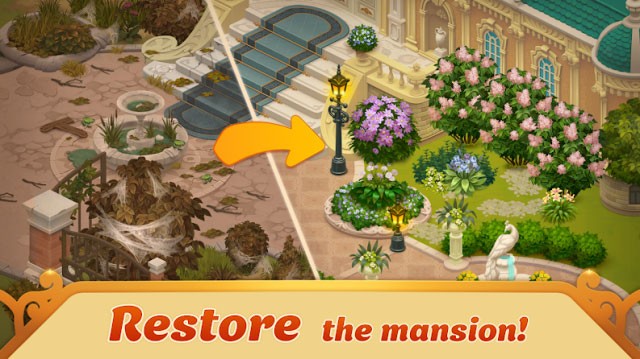 Khôi phục dinh thự trở nên lại huy hoàng như trước đây