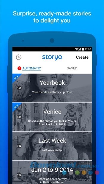 Tạo video ảnh tự động