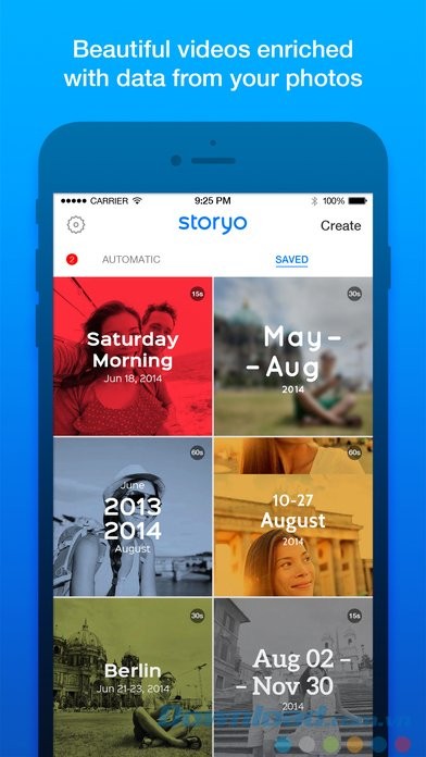 Tạo video ảnh đẹp mắt