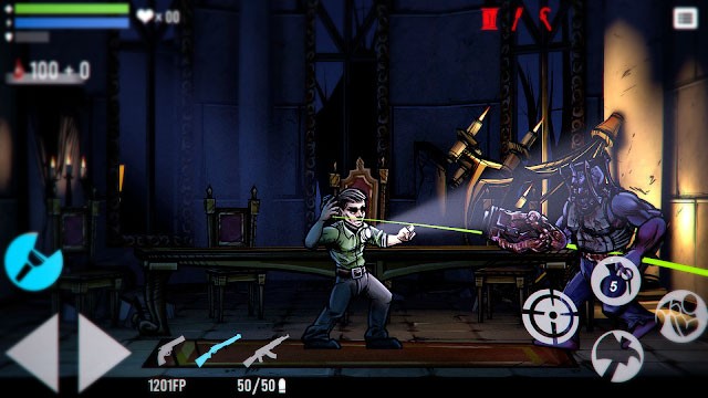 Chiến đấu cận chiến và bắn súng quyết liệt