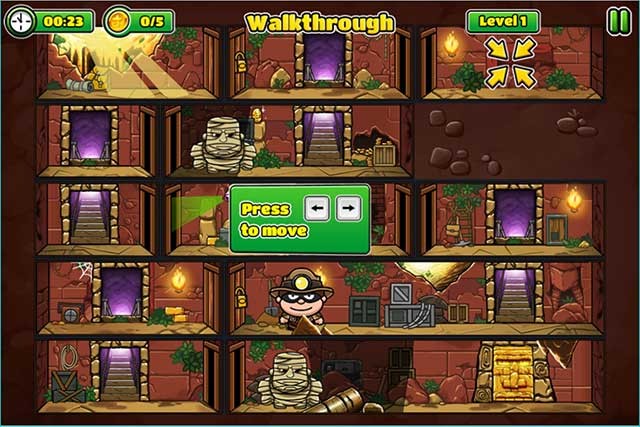 Điều khiển siêu trộm Robin thực hiện những phi vụ trộm đồ để đời