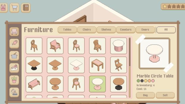 Trang trí nhà hàng dâu tây bằng đồ nội thất, cây xanh, tranh treo tường...