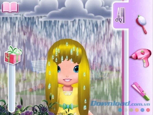 Game tạo mẫu tóc cực hay Strawberry Shortcake Hair cho Android