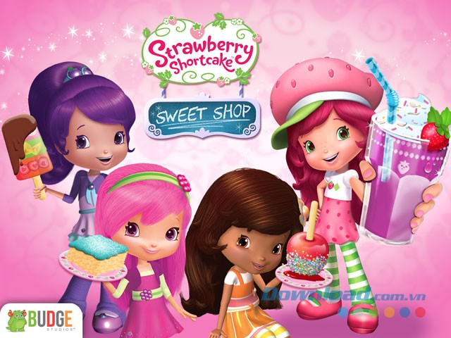 Giao diện chơi Strawberry Shortcake Sweet Shop trên Android