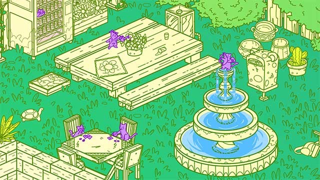 Tìm kiếm những chú mèo ẩn nấp trong một thành phố ấm cúng