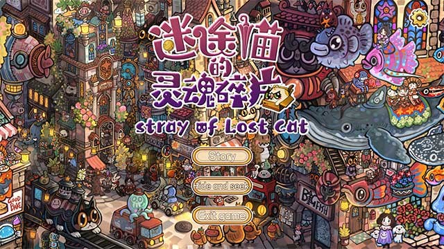 Stray of Lost Cat là game tìm đồ vật ẩn có đồ họa tuyệt đẹp
