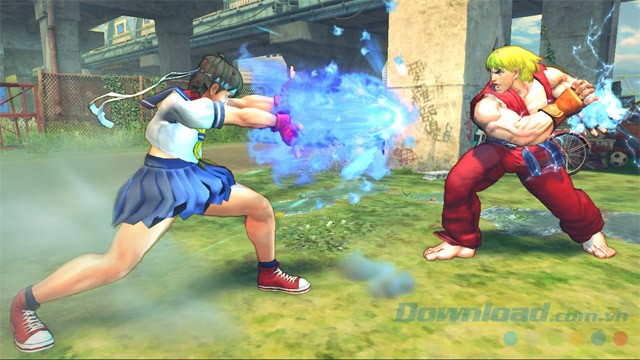 Sử dụng tuyệt chiêu trong game đối kháng Street Fighter IV