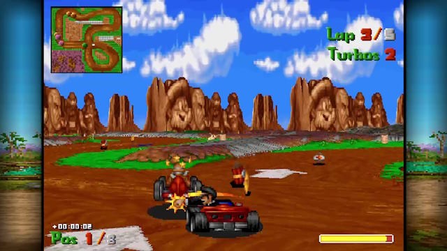 Game là sự kết hợp độc đáo giữa đua xe kart và đấu đối kháng