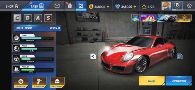 Tùy chỉnh và nâng cấp xe đua theo ý thích