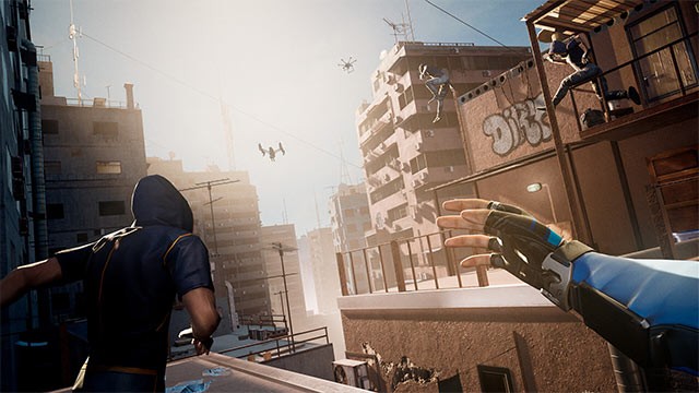 Thực hiện những cú nhảy parkour mạo hiểm từ khu ổ chuột đến tòa nhà chọc trời