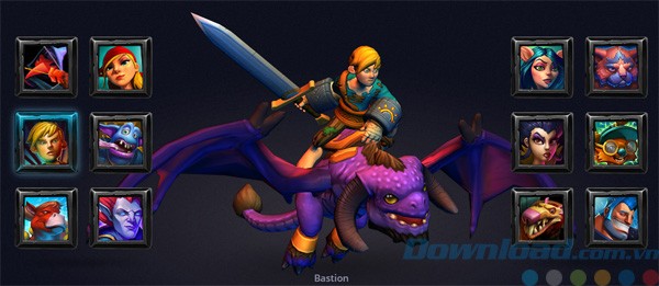 Một số anh hùng trong Strife