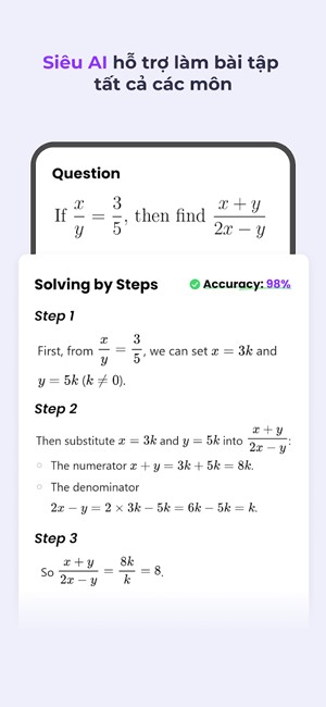 Siêu AI hỗ trợ làm bài tập