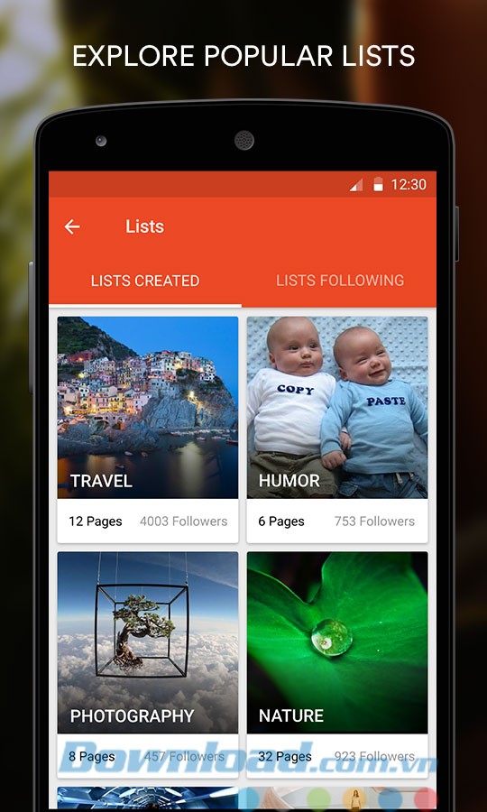 Tạo danh sách yêu thích