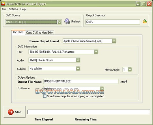 Stunt DVD to iPhone Ripper