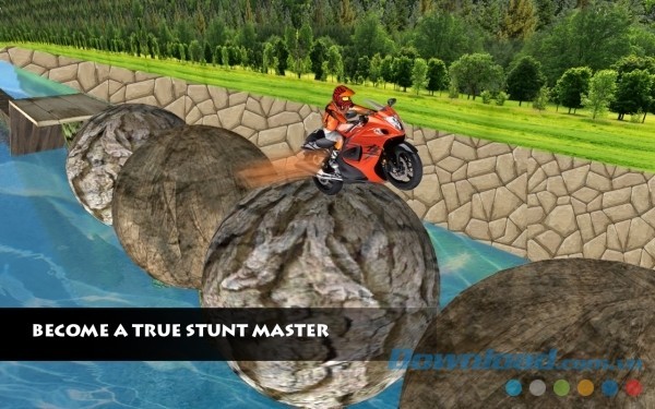 Game đua tốc độ độc đáo Stuntman Bike Race cho Android
