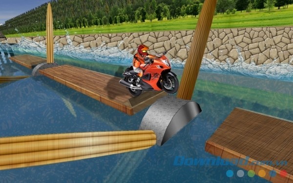 Stuntman Bike Race cho Android có thiết kế đồ họa tuyệt đẹp