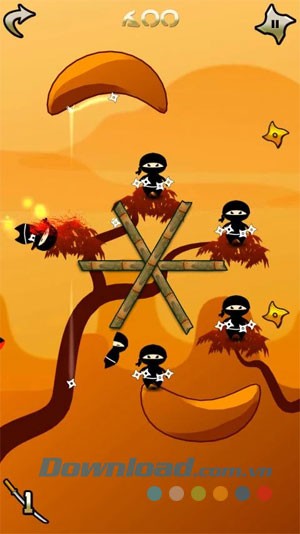 Stupid Ninjas cho Android có nhiều môi trường khác nhau