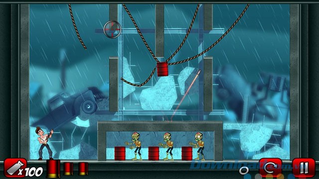 Sử dụng thùng treo trong game