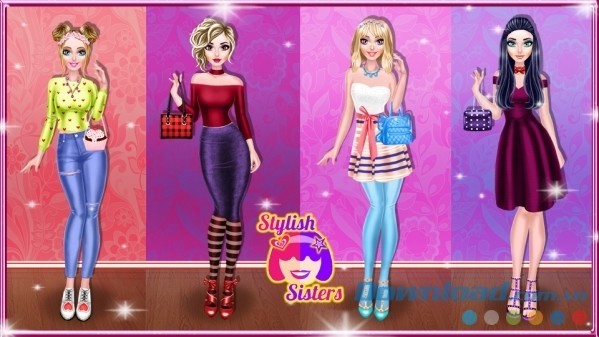 Stylish Sisters cho Android có thiết kế đồ họa đẹp mắt