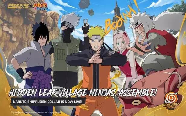 Free Fire hợp tác với Naruto