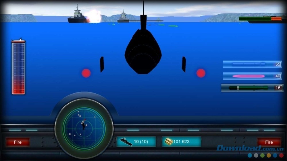 Chiến đấu quyết liệt trong game trận chiến tàu ngầm Submarine Patrol 3D cho máy tính
