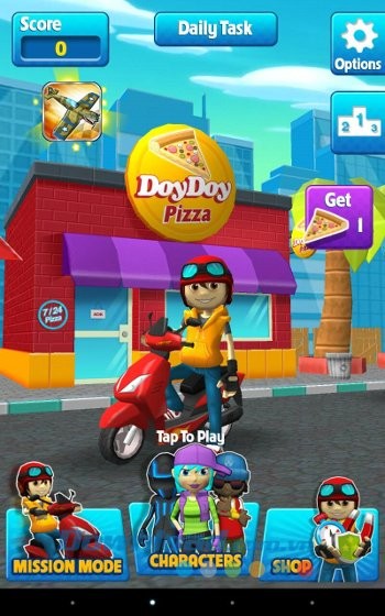 Giao diện game Subway Scooters