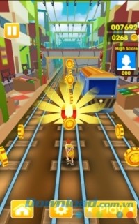 Subway Surf: Rush Hours 2017 cho Android thu thập nhiều trang bị