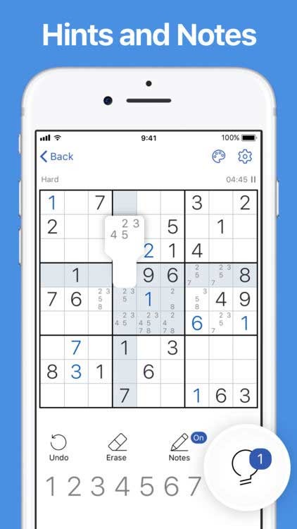 Sudoku.com cung cấp nhiều tính năng giúp đỡ để giúp bạn vượt qua thách thức