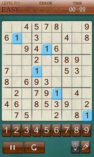 Sudoku Fun có giao diện đơn giản, dễ nhìn