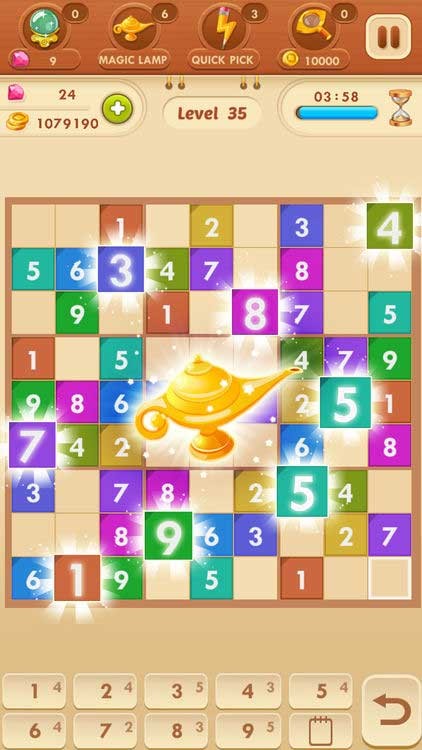 Sudoku Quest cung cấp nhiều gợi ý và tính năng trợ giúp