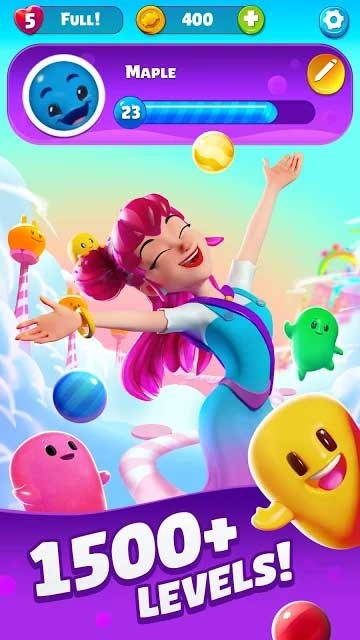Sugar Blast cho Android có nhiều cấp độ thú vị