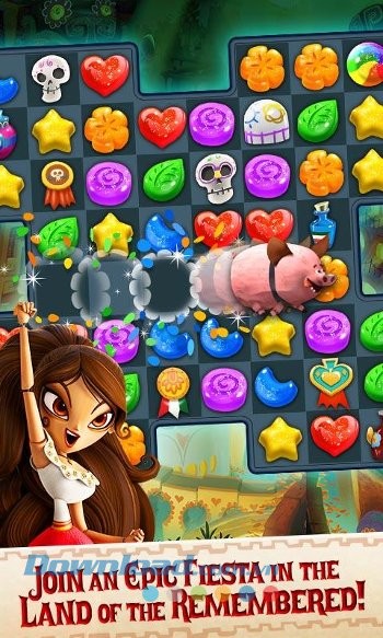 Hệ thống bổ trợ thú vị trong game Sugar Smash