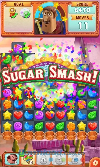 Hiệu ứng thú vị trong game Sugar Smash